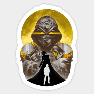 The Moon Hero Sticker